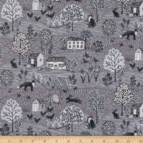 Grove Woodlands Scenic Animals Grey