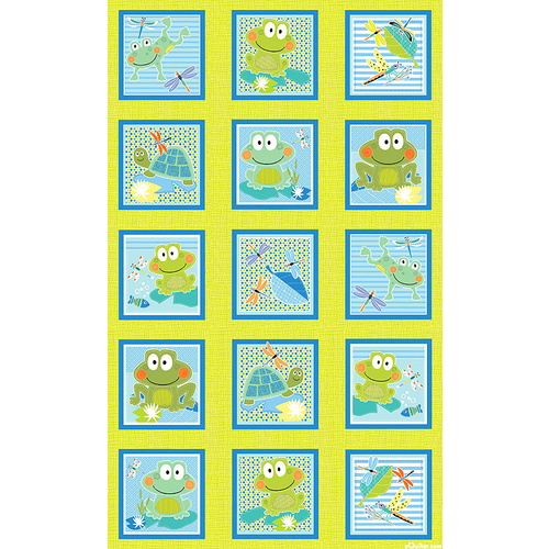 Toadily Cute Frogs Block Panel