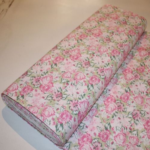 Pretty Pink Floral 13.7m Bolt