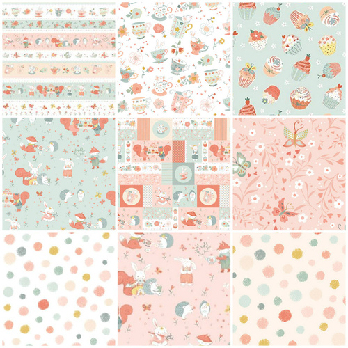 Woodland Tea Time FQ Bundle