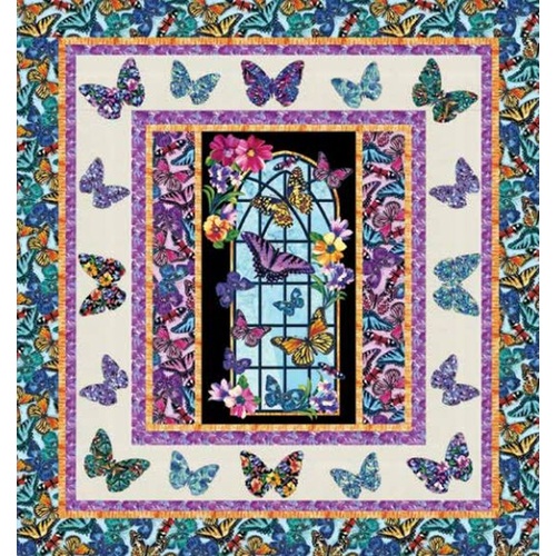 Butterfly Vortex Quilt Kit