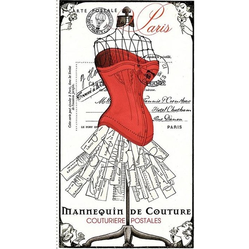 Couturiere Parisienne Paris Dressform Panel