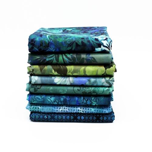 Diaphanous Digital FQ Bundle Teal