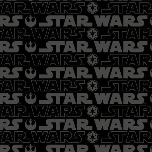 Licensed Disney Star Wars Logos Words