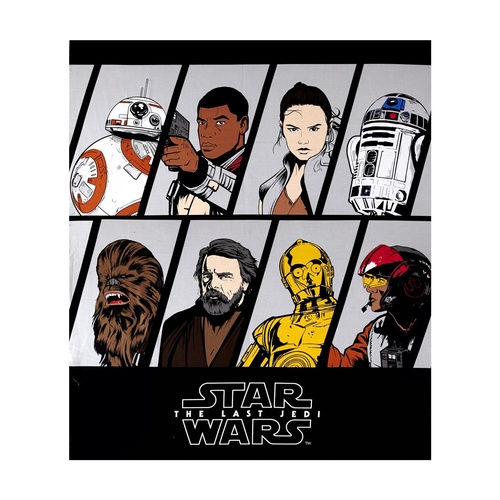 Licensed Disney Star Wars Last Jedi Panel