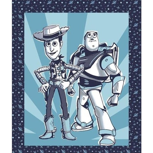 Licensed Disney Toy Story Woody Buzz Panel
