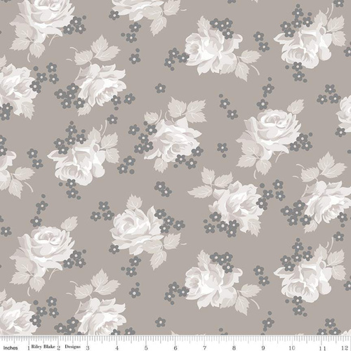 Serenity Roses Taupe C8811
