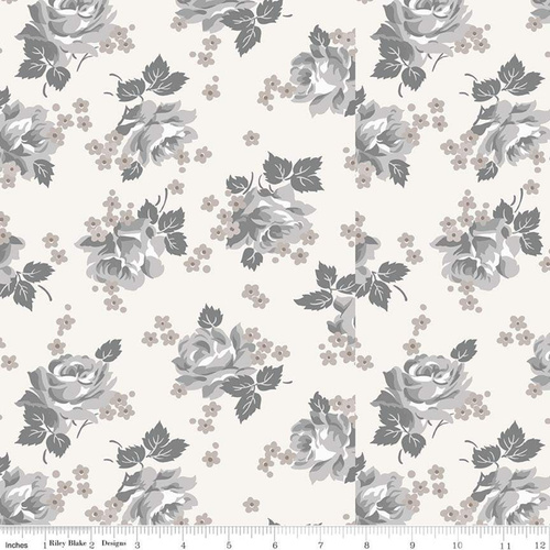 Serenity Roses Cream C8811