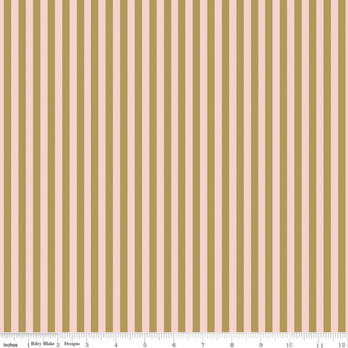 A Little Bit of Sparkle Stripe Pink Metallic