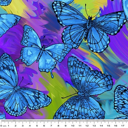 Rainforest Magic Butterfly Blue Multi 6255