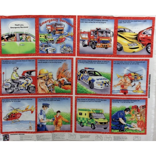 Emergency Services Soft Book Panel