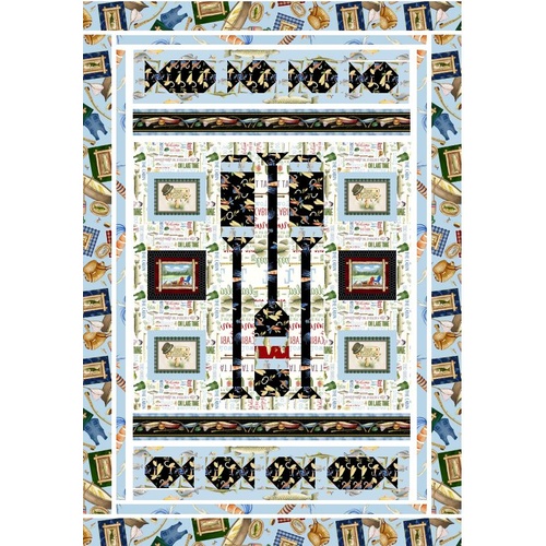 Keep It Reel Fishing Quilt Kit