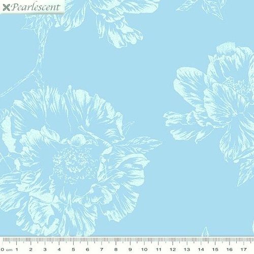Violet Twilight Shadow Flowers Aqua 7922P-05