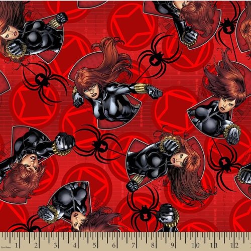 Licensed Marvel Black Widow Punch Red