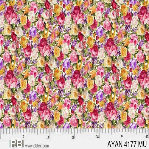 Ayana Floral Rose Packed Multi 4177 MU