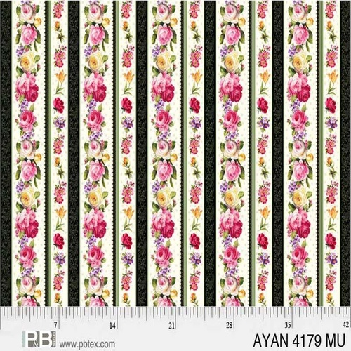 Ayana Floral Rose Stripe 4179 MU