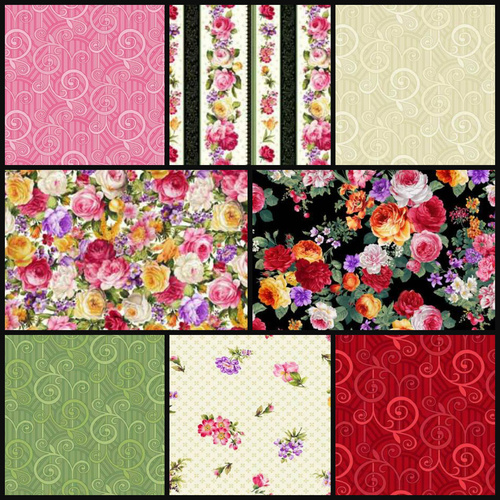 Ayana Floral Rose 1/2m Bundle