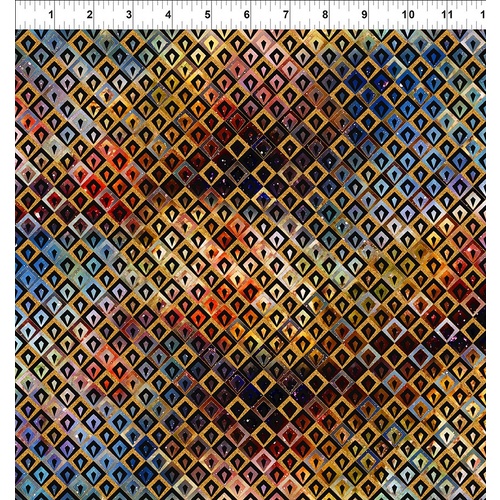 Cosmos Geo Scale Diamonds Multi 5COS-1