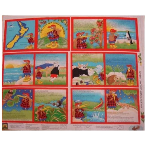 Kiwi Kev's New Zealand Adventure Soft Book Panel