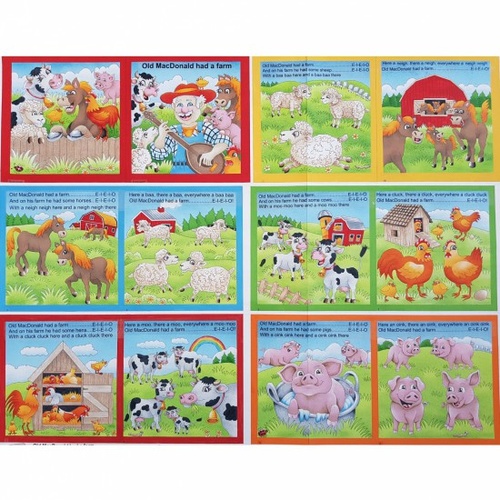 Novelty Old Macdonald Soft Book Panel
