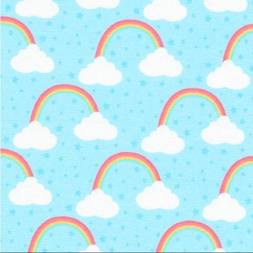 Chasing Rainbows Clouds Aqua 18618-216
