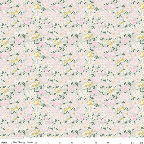Milk and Honey Flower Patch C9174-GREY