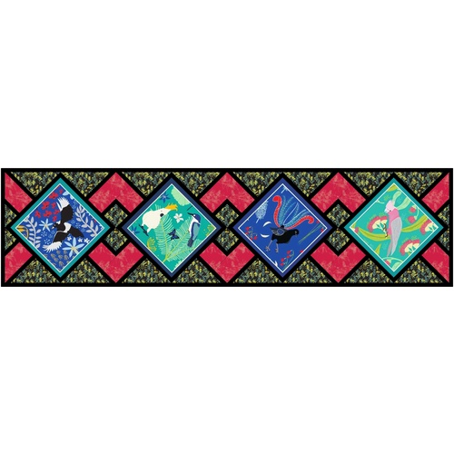 Outback Beauty Morning Chorus Table Runner Kit Black