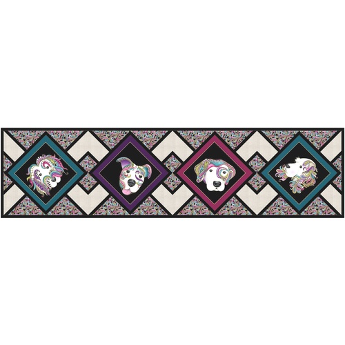 Canine Cool Dog On It Dogs Table Runner Pattern Only