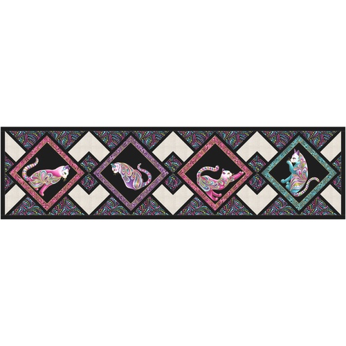 Kats Diner Cat-I-Tude Table Runner Kit