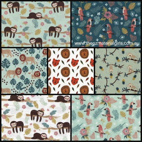 Jolly Jungle Animals 1/2m Bundle