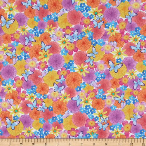 Tropical Zone Butterflies and Flowers 9866 003