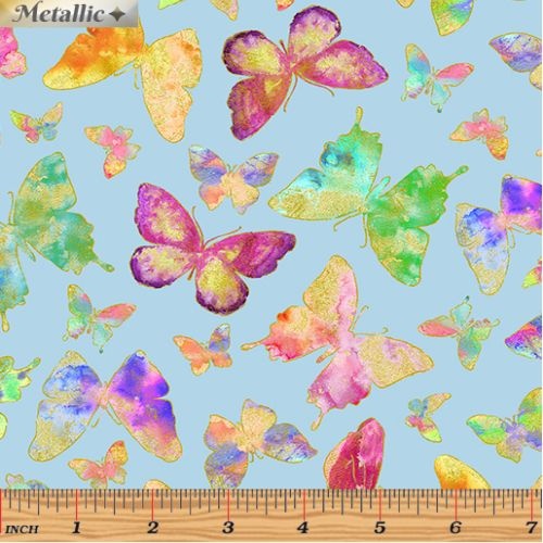 Watercolour Wishes Butterfly Blue 7941M-05