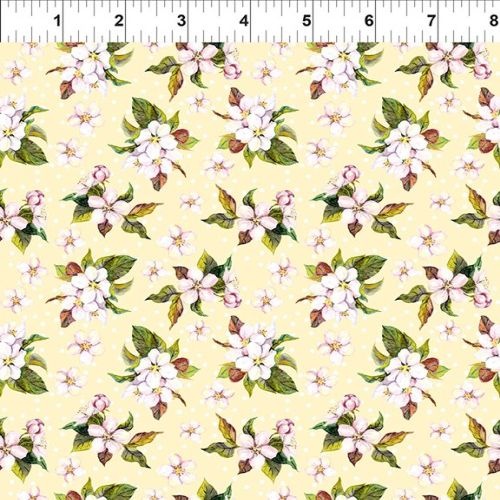 Pretty in Pink Floral Yellow 4-PIP-1