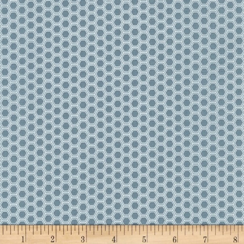 Bees Knees Honeycomb Hexi Grey 19642-12