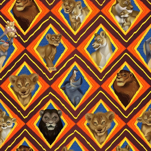 Licensed Disney Lion King Character Mosaic