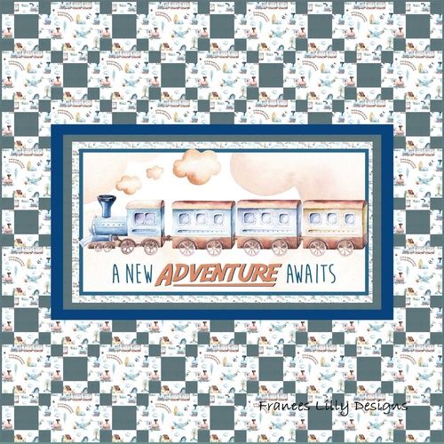 Whistle Stop Grand Adventure Train Quilt Kit