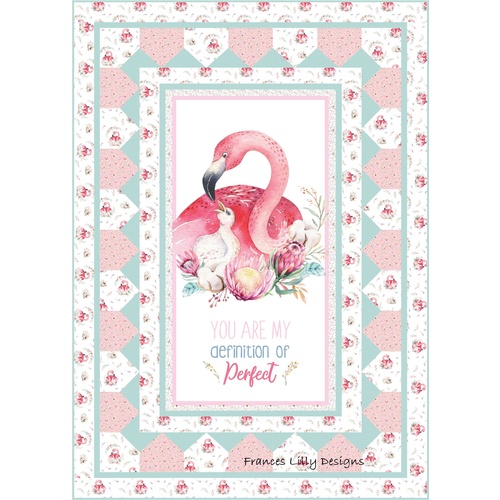 Precious Time Flamingo Quilt PATTERN ONLY