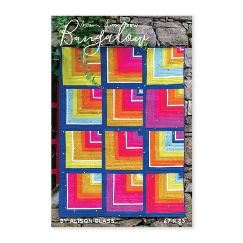 Alison Glass Bungalow Quilt PATTERN ONLY