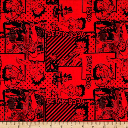 Betty Boop Scenes Red