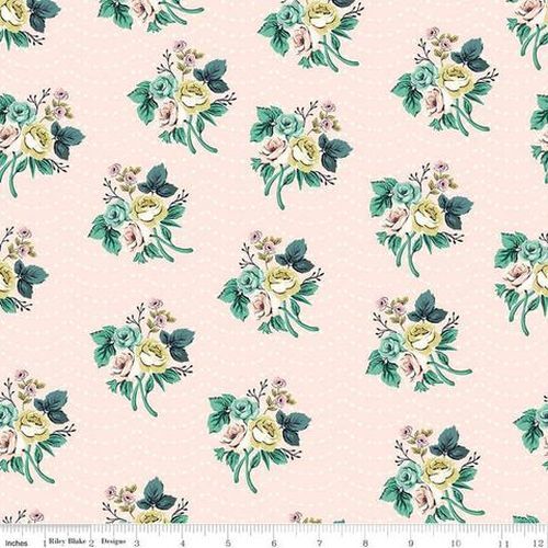 Riley Blake Splendor Bouquet Peach C9353