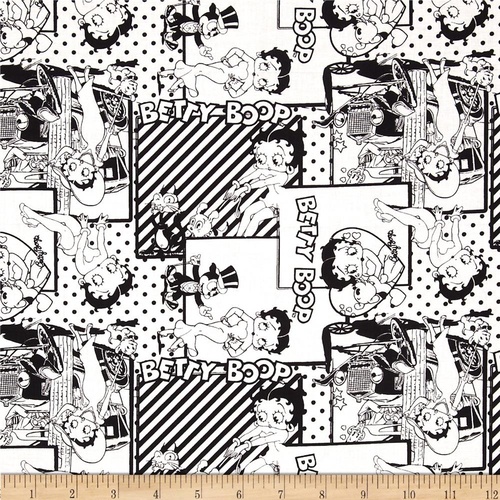 Betty Boop Scenes White
