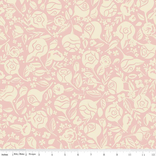 Beauty & the Beast Floral Pink C9532
