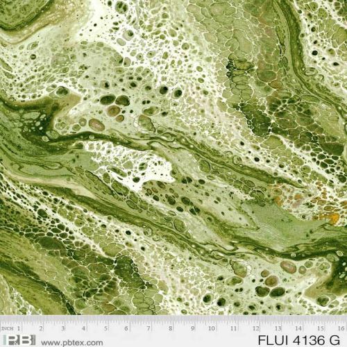 Fluidity Digital Quartz Peridot Green 4136 G