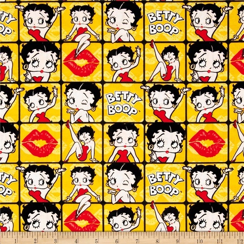 Betty Boop Frames Yellow