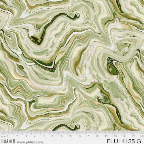 Fluidity Digital Wood Agate Preidot Green 4135 G