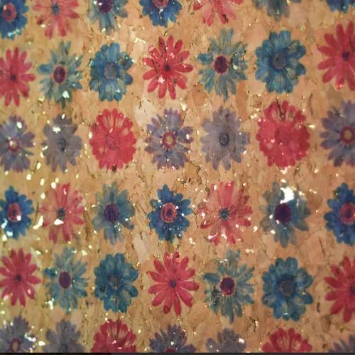Cork Natural Flowers 54C 1007 - Per 1/2m