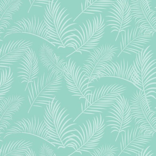 Australiana Soaring Ferns Turquoise 9128K