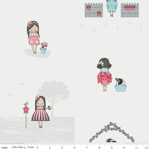Abbie's Garden Main Off White C9570