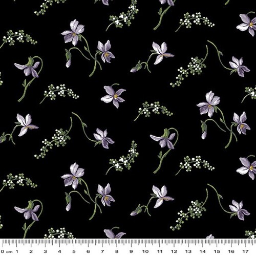 Accent on Magnolias Petite Purple 3619-66
