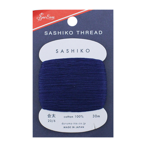 Sashiko Thread Thick  30m Card Navy 215